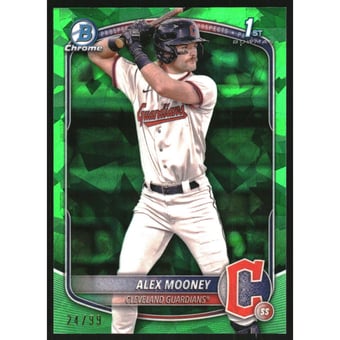 2025 Bowman Chrome Sapphire Prospects Green Refractors #BCP149 Alex Mooney