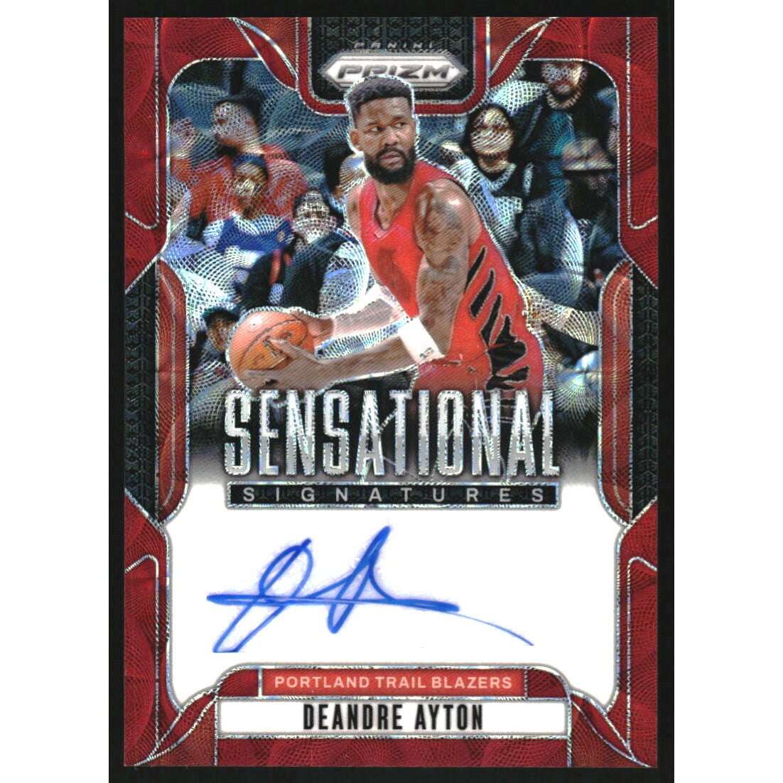 2024-25 Panini Prizm Sensational Signatures Prizms Choice #29 Deandre Ayton. rookie card picture