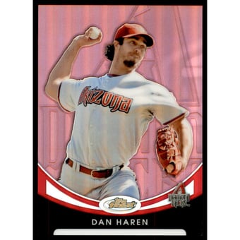 2010 Finest Refractors Red #85 Dan Haren