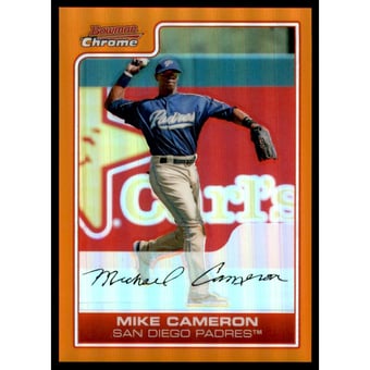 2006 Bowman Chrome Orange Refractors #94 Mike Cameron