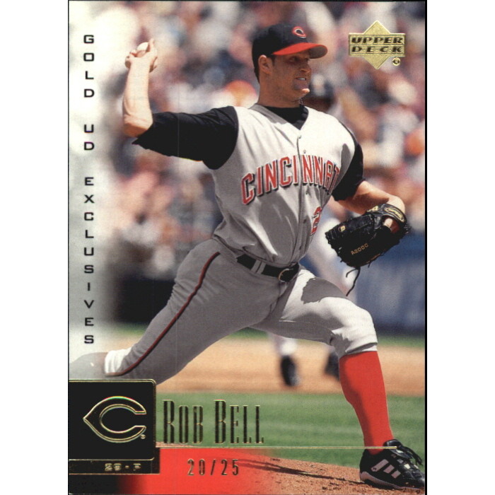 2001 Upper Deck Exclusives Gold #248 Rob Bell. rookie card picture