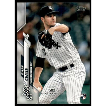2020 Topps Factory Set 582 Montgomery Club #326 Dylan Cease