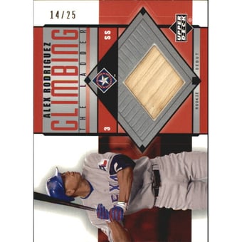 2002 Upper Deck Rookie Debut Climbing the Ladder #AR Alex Rodriguez