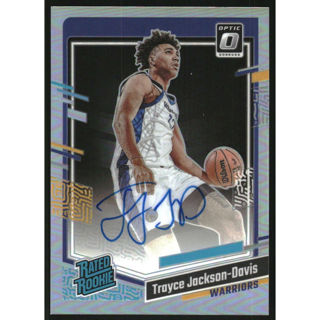 2023-24 Donruss Optic Holo #251 Trayce Jackson-Davis RR AU. rookie card picture