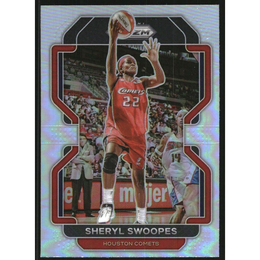 2022 Panini Prizm WNBA Prizms Silver #84 Sheryl Swoopes. rookie card picture