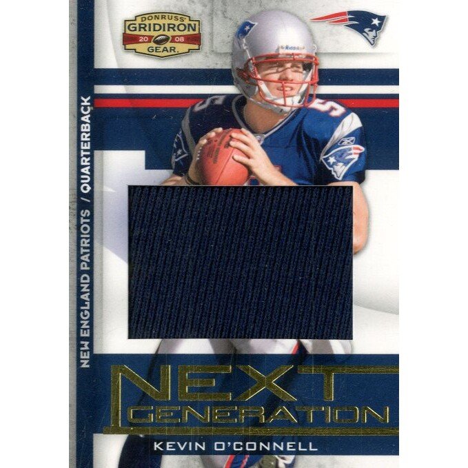 2008 Donruss Gridiron Gear Next Generation Jerseys Jumbo Swatch #8 Kevin O'Connell. rookie card picture