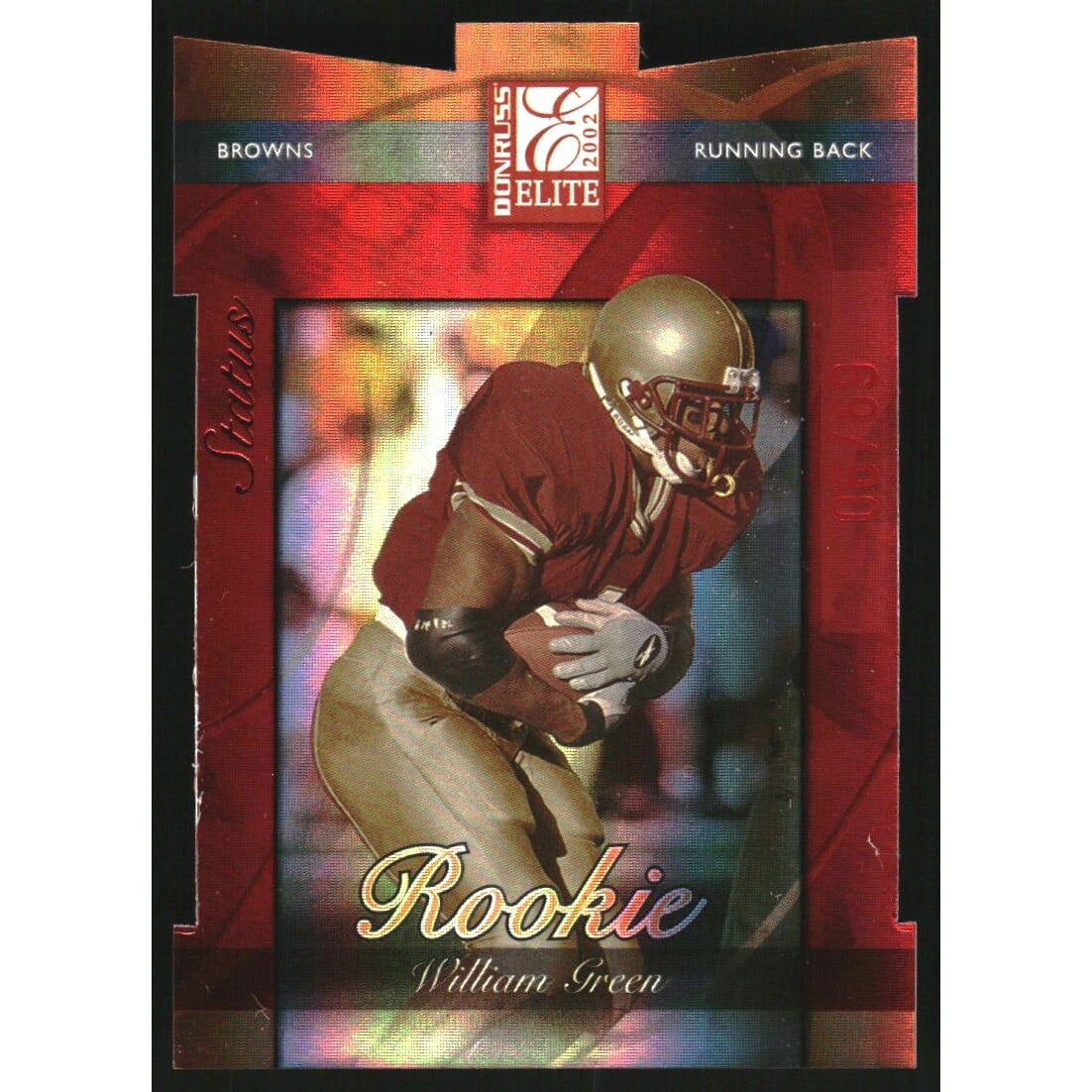 2002 Donruss Elite Status #117 William Green/69. rookie card picture