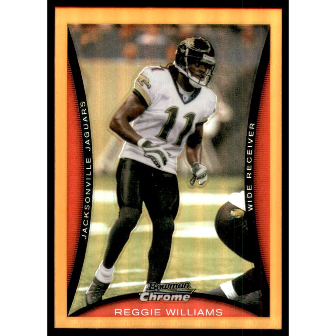 2008 Bowman Chrome Orange Refractors #BC203 Reggie Williams. rookie card picture