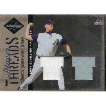 2003 Leaf Limited Player Threads Double #5 C.Schilling D'backs-Phils