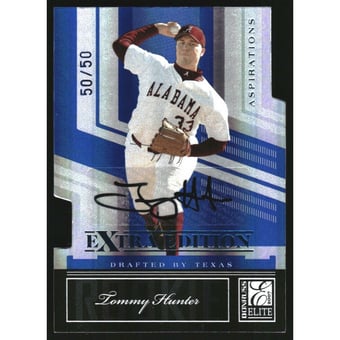 2007 Donruss Elite Extra Edition Signature Aspirations #149 Tommy Hunter/50