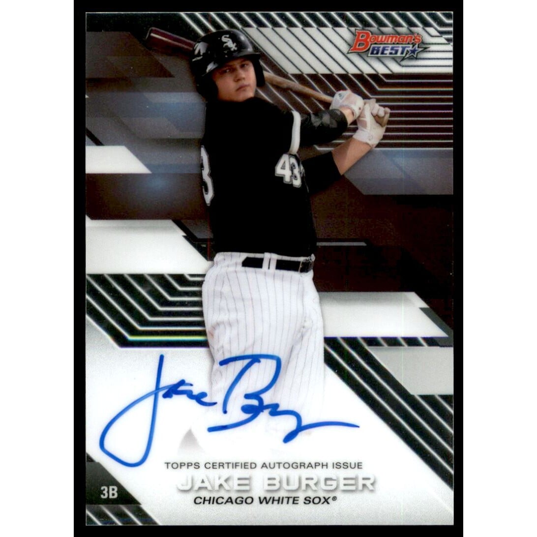 2017 Bowman's Best Best of '17 Autographs #B17JBU Jake Burger. rookie card picture