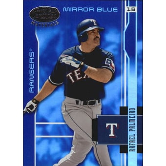 2003 Leaf Certified Materials Mirror Blue #186 Rafael Palmeiro