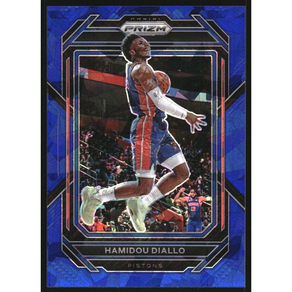 2022-23 Panini Prizm Prizms Blue Ice #82 Hamidou Diallo. rookie card picture