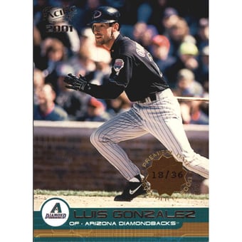 2001 Pacific Premiere Date #22 Luis Gonzalez