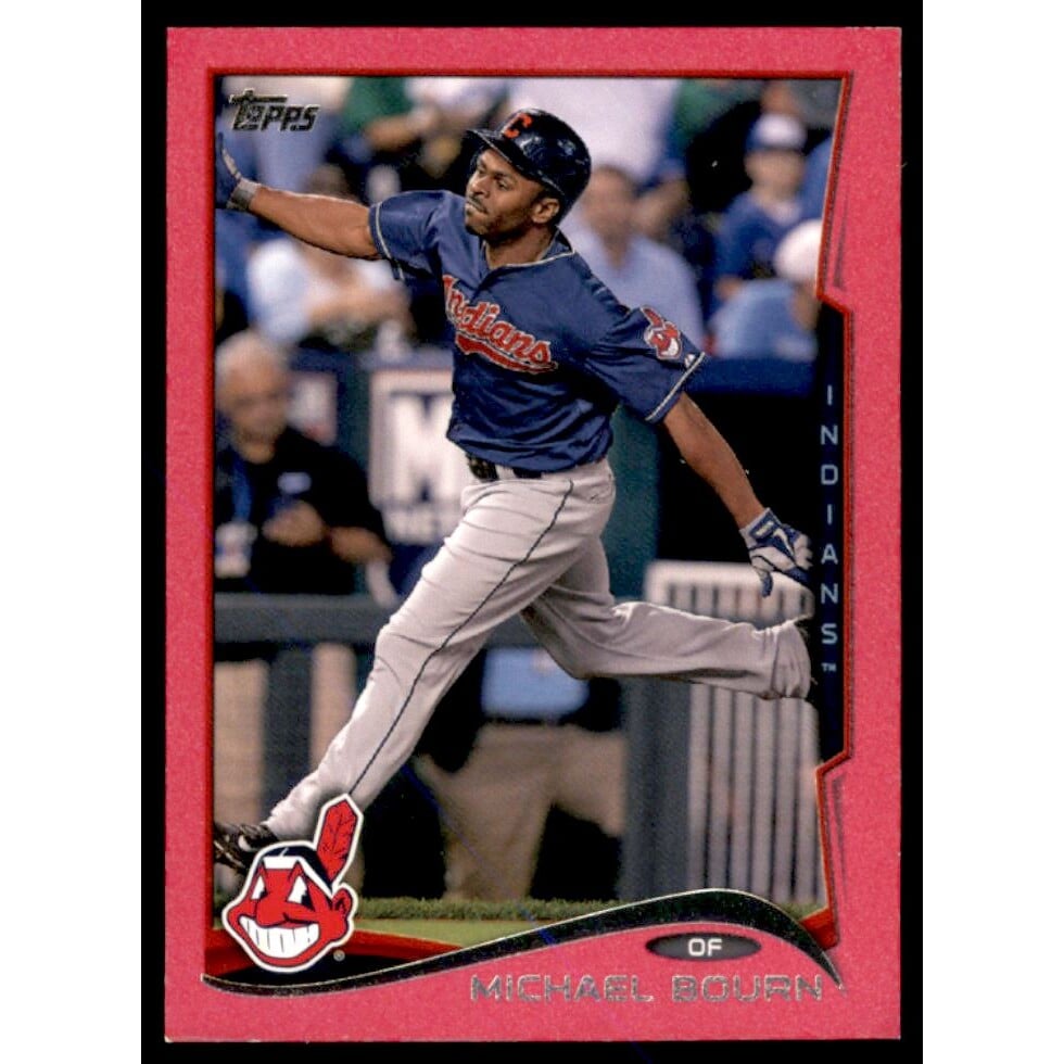 2014 Topps Mini Pink #382 Michael Bourn. rookie card picture