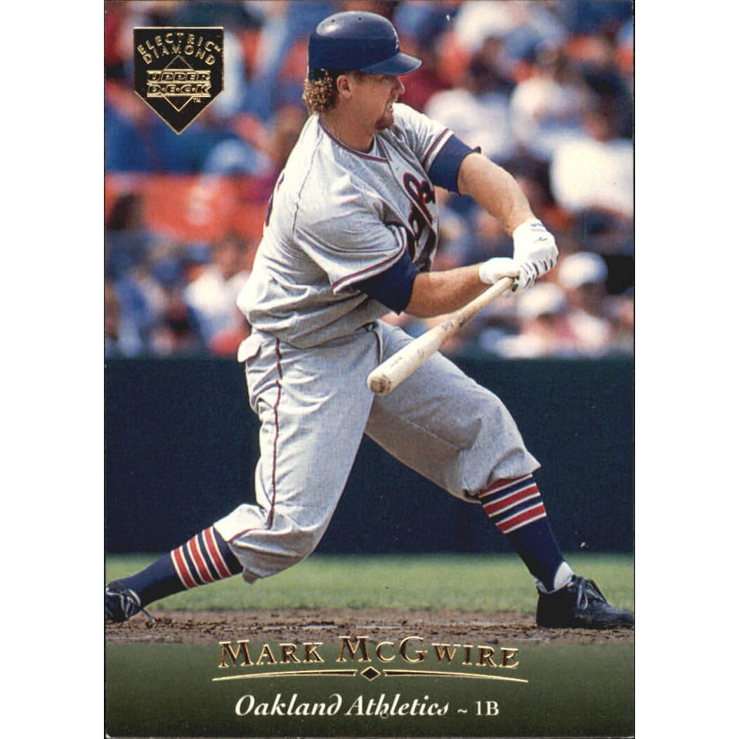 1995 Upper Deck Electric Diamond Gold #35 Mark McGwire. rookie card picture