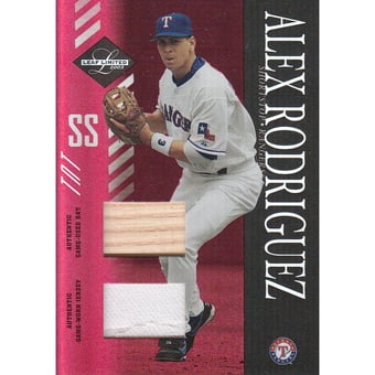 2003 Leaf Limited TNT #132 A.Rod Rgr H Bat-Jsy