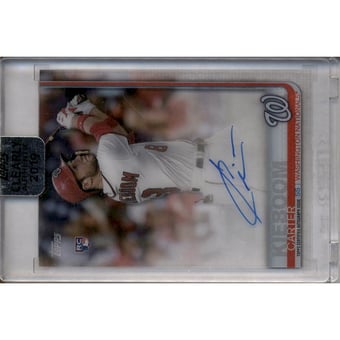 2019 Topps Clearly Authentic Autographs #CAACK Carter Kieboom RC
