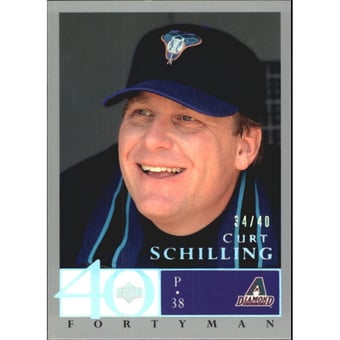 2003 Upper Deck 40-Man Rainbow #500 Curt Schilling