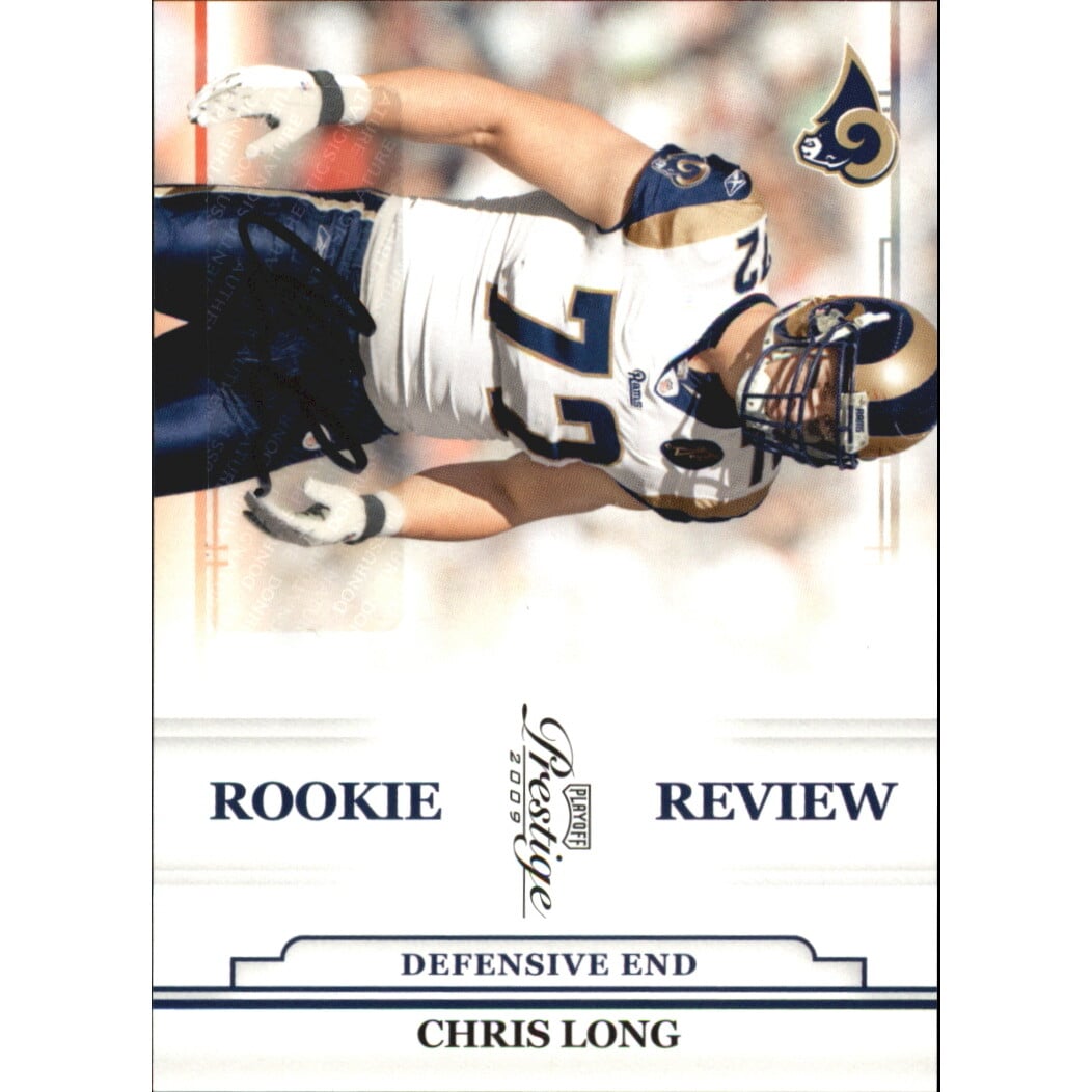 2009 Playoff Prestige Rookie Review Autographs #8 Chris Long/250