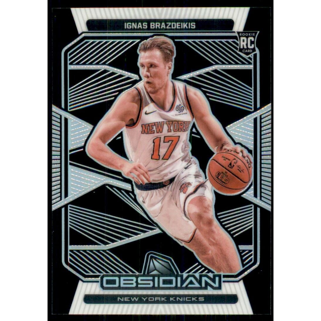 2019-20 Panini Obsidian #190 Ignas Brazdeikis RC. rookie card picture