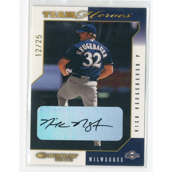 2003 Donruss Team Heroes Autographs #278 Nick Neugebauer/25