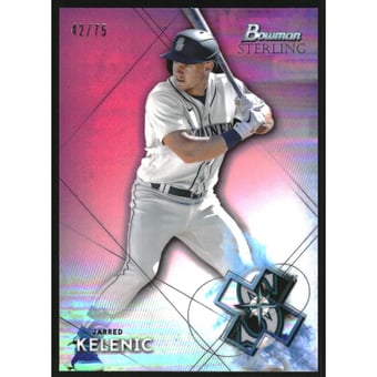 2021 Bowman Sterling Prospects Magenta Refractors #BSP41 Jarred Kelenic
