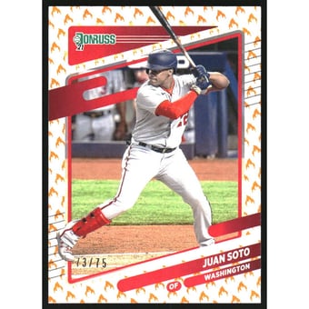 2021 Donruss On Fire #195 Juan Soto