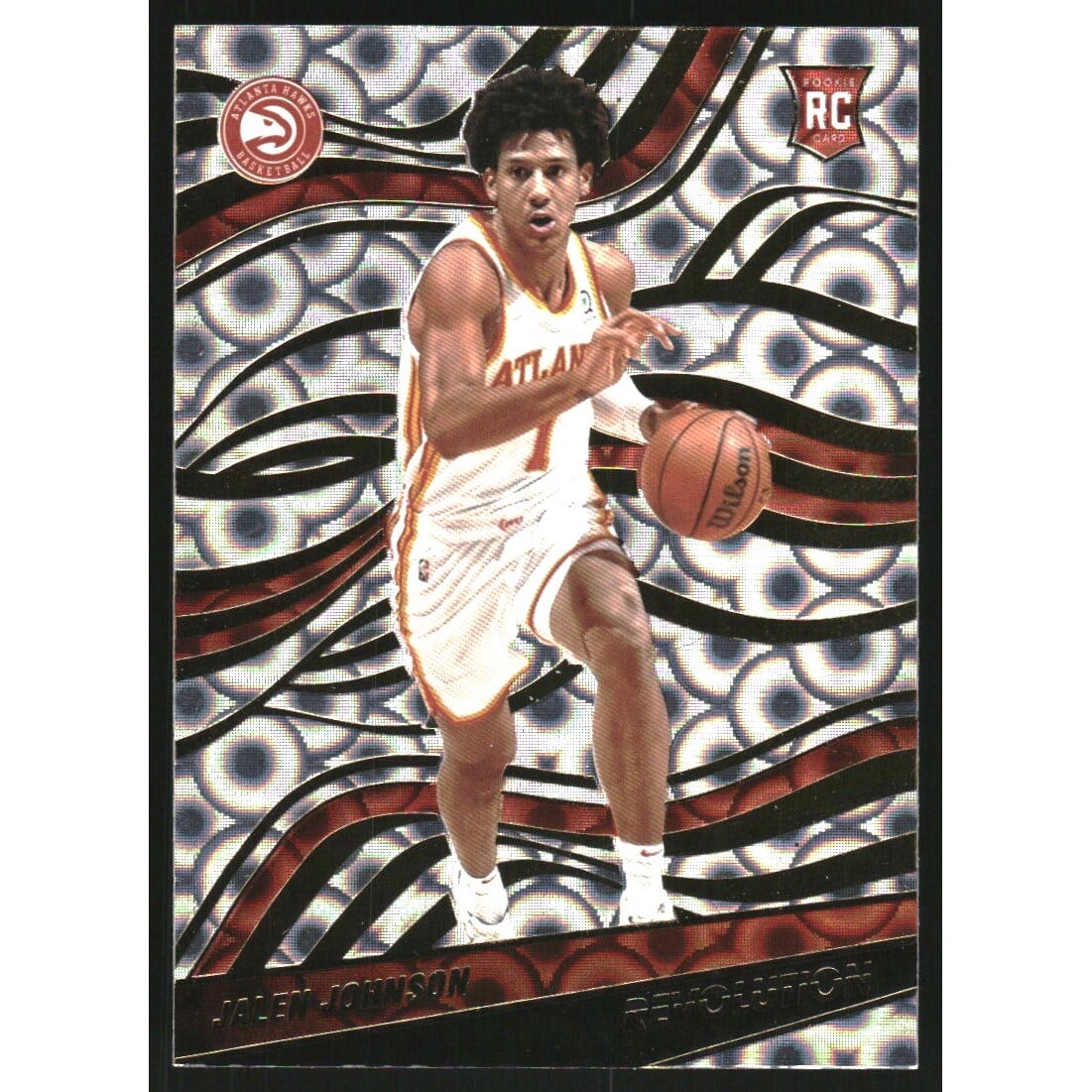 2021-22 Panini Revolution Groove #103 Jalen Johnson. rookie card picture