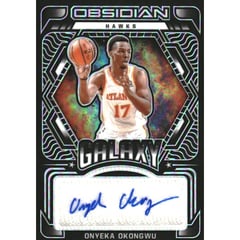 2021-22 Panini Obsidian Galaxy Autographs #16 Onyeka Okongwu/149