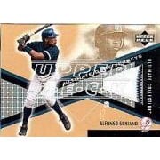 2002 Ultimate Collection Game Jersey Tier 1 Gold #AS Alfonso Soriano