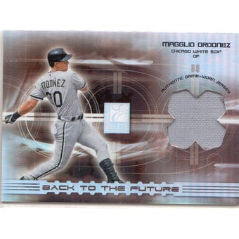 2003 Donruss Elite Back to the Future Threads #12 Magglio Ordonez/Joe Borchard