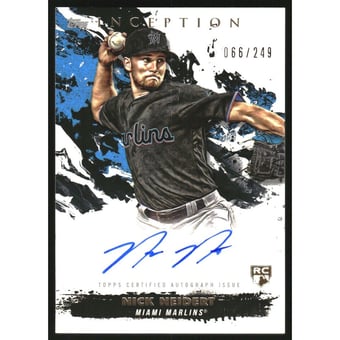 2021 Topps Inception Rookie and Emerging Stars Autographs #RESANN Nick Neidert/249
