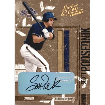 2004 Leather and Lumber Signatures Bronze #79 Scott Podsednik/100