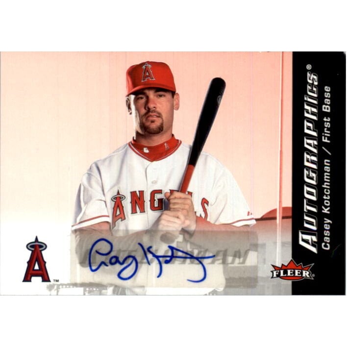 2007 Fleer Autographics #CK Casey Kotchman. rookie card picture