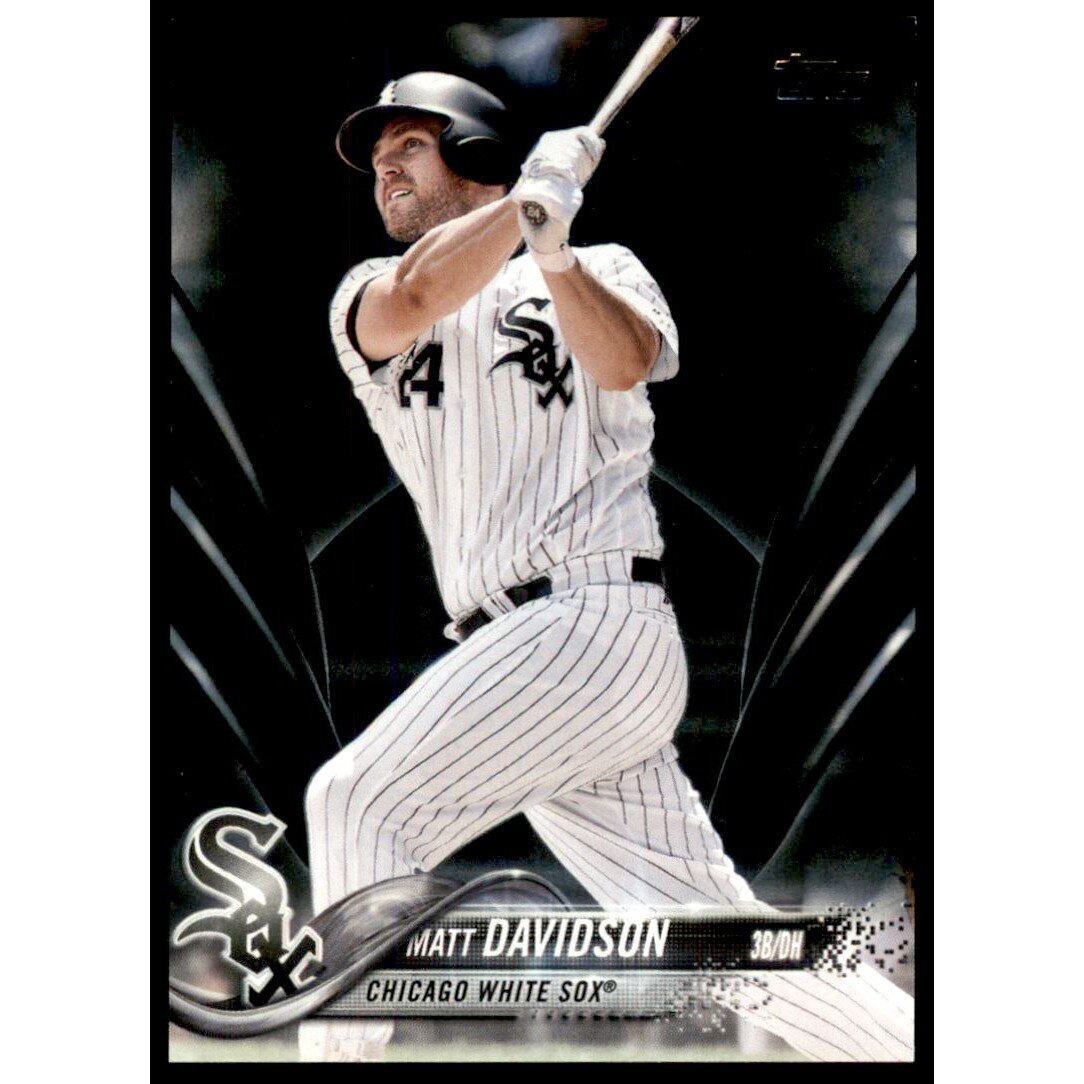 2018 Topps Black #695 Matt Davidson. rookie card picture