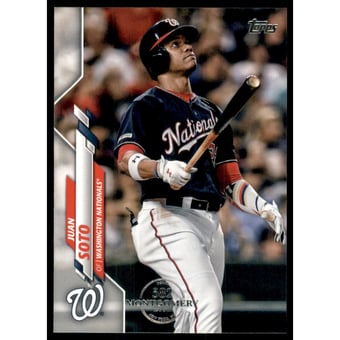2020 Topps Factory Set 582 Montgomery Club #224 Juan Soto