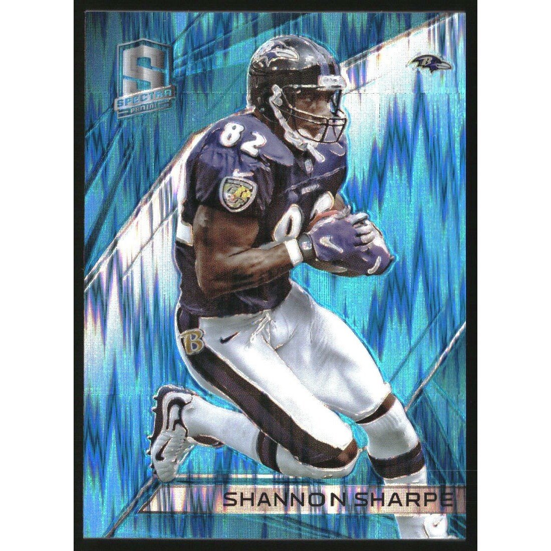 2015 Panini Spectra Neon Blue #100A Shannon Sharpe BALT. rookie card picture
