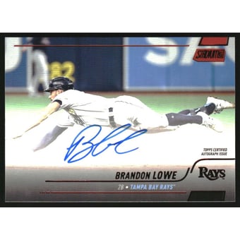 2022 Stadium Club Autographs Red Foil #SCBABLO Brandon Lowe
