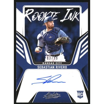2022 Absolute Rookie Ink Retail #12 Sebastian Rivero