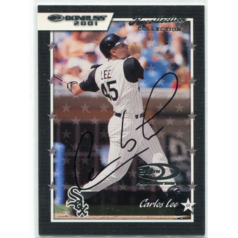 2004 Donruss Timelines Recollection Autographs #761 Carlos Lee 01/110