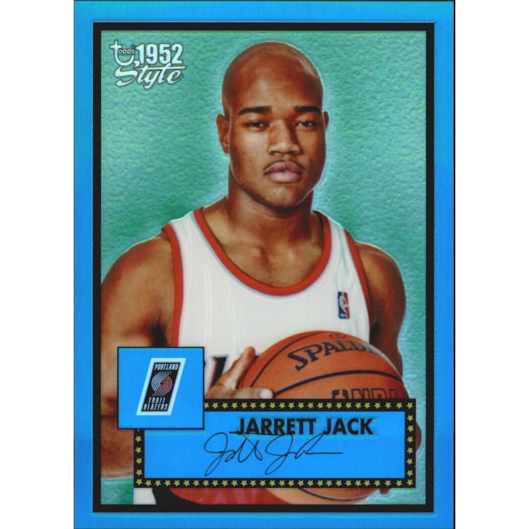 2005-06 Topps Style Chrome Refractors Blue #136 Jarrett Jack. rookie card picture
