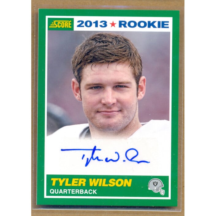 2013 Score Rookie Signatures #434 Tyler Wilson