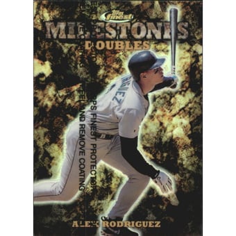 1999 Finest Milestones #M37 Alex Rodriguez 2B