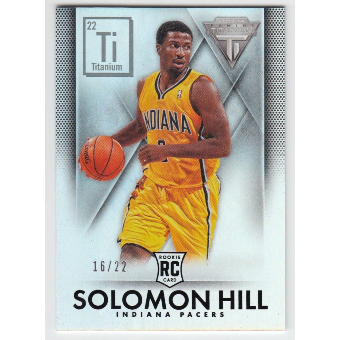 2013-14 Panini Titanium Titanum 22 #122 Solomon Hill. rookie card picture