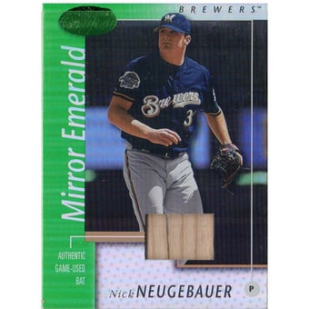 2002 Leaf Certified Mirror Emerald #138 Nick Neugebauer Bat