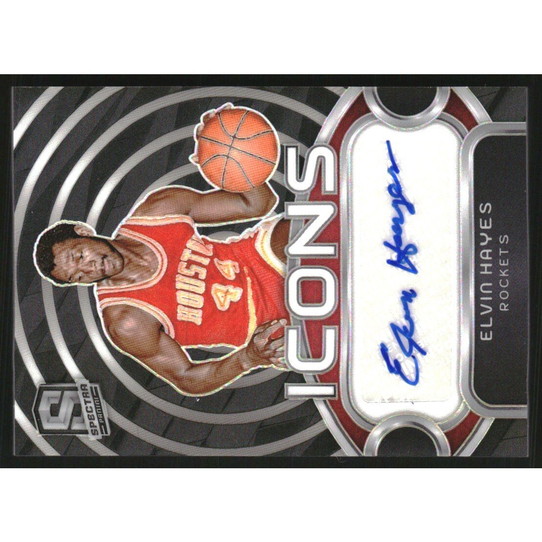 2023-24 Panini Spectra Icons Autographs #26 Elvin Hayes/99. rookie card picture