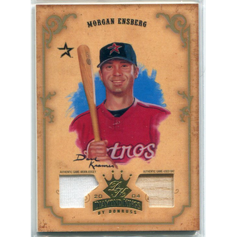 2004 Diamond Kings DK Materials Gold #121 Morgan Ensberg Bat-Jsy/25