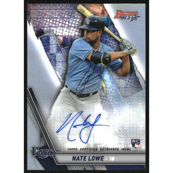 2019 Bowman's Best Best of '19 Autographs Refractors #B19NL Nate Lowe