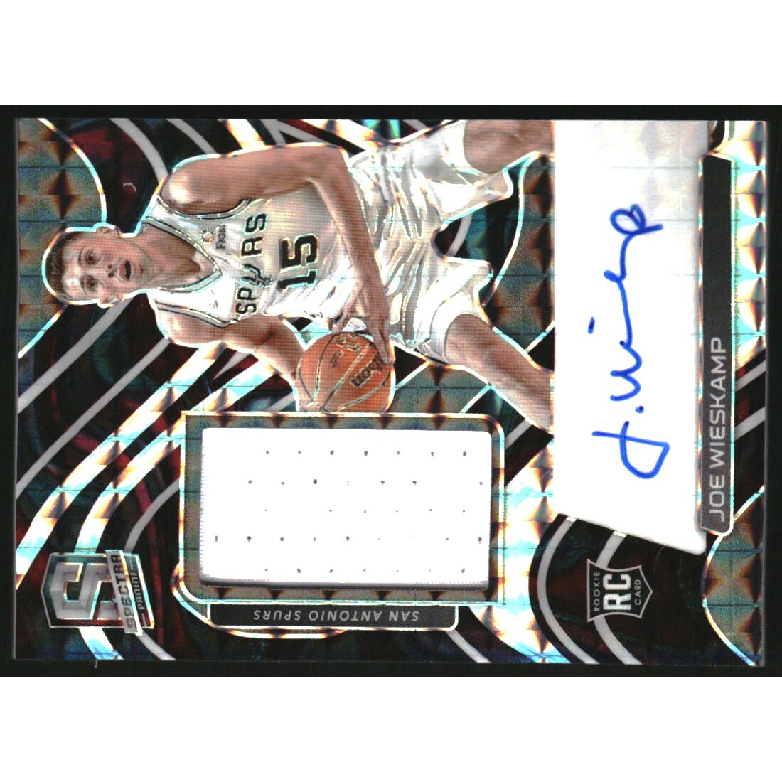 2021-22 Panini Spectra Interstellar #212 Joe Wieskamp JSY AU 2021-22 Panini Spectra Interstellar #212 Joe Wieskamp JSY AU
